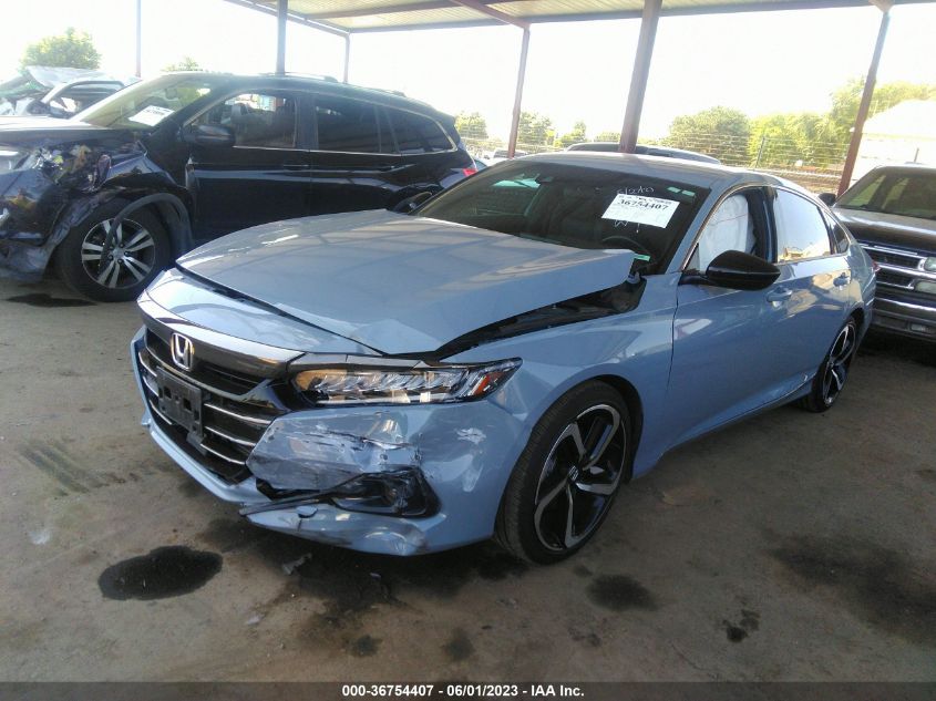 2022 HONDA ACCORD SEDAN SPORT - 1HGCV1F3XNA053989