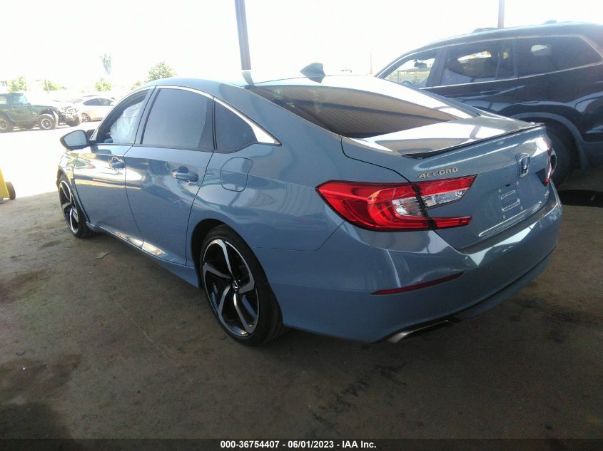 2022 HONDA ACCORD SEDAN SPORT - 1HGCV1F3XNA053989