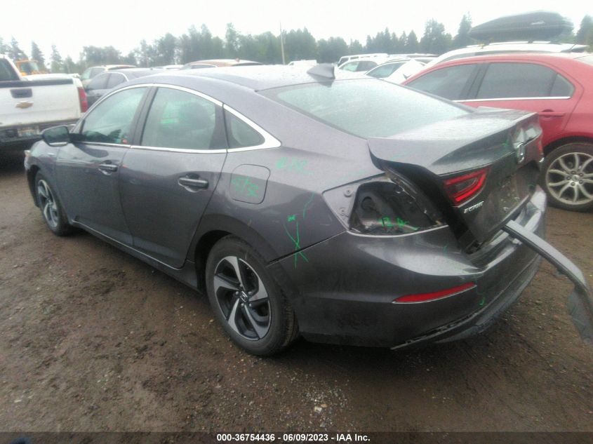 2022 HONDA INSIGHT EX 19XZE4F52NE003709