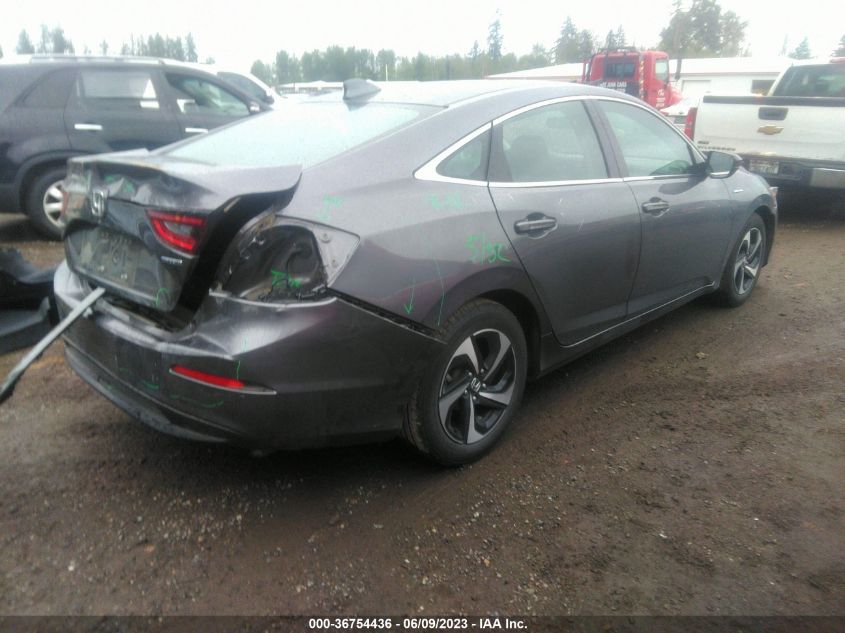 2022 HONDA INSIGHT EX 19XZE4F52NE003709