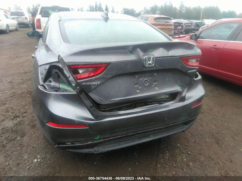 2022 HONDA INSIGHT EX 19XZE4F52NE003709