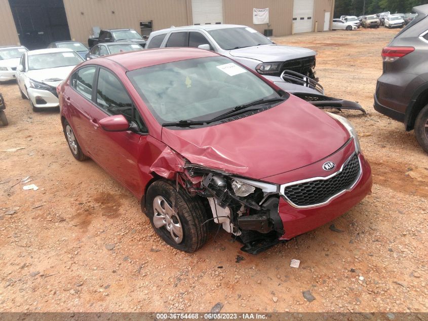 2016 KIA FORTE LX - KNAFK4A60G5574980