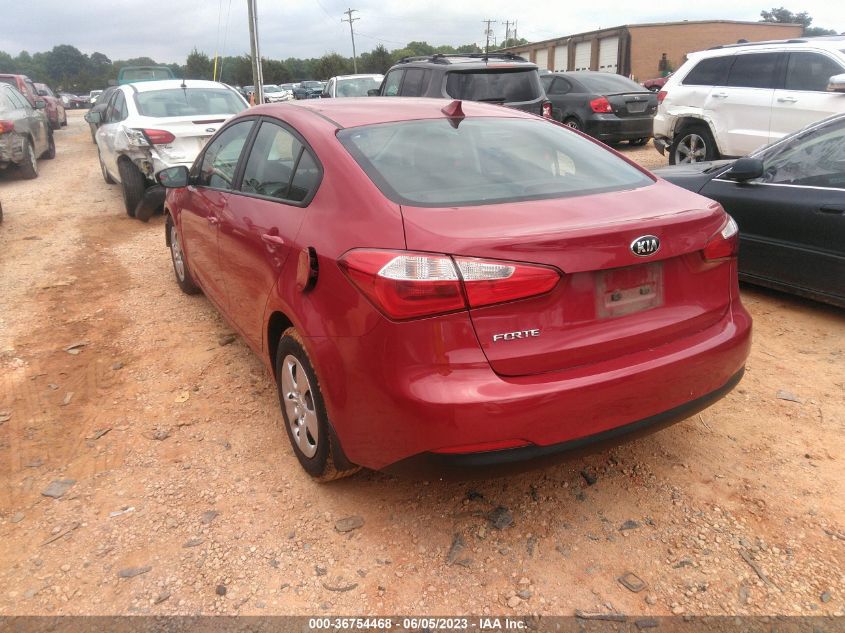 2016 KIA FORTE LX - KNAFK4A60G5574980