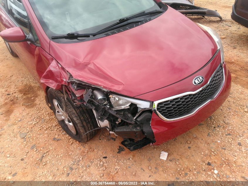 2016 KIA FORTE LX - KNAFK4A60G5574980