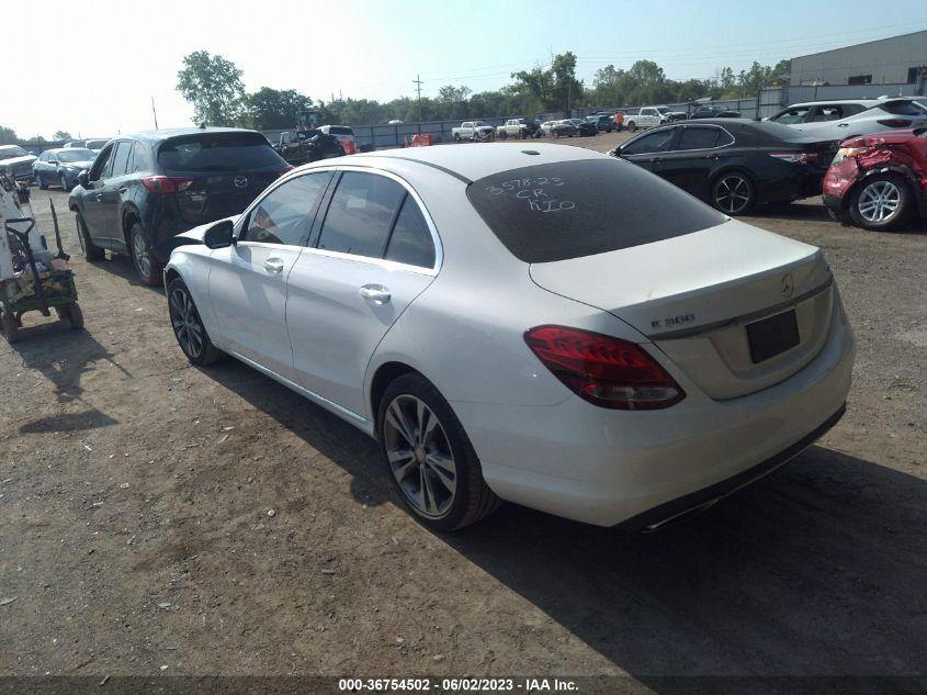 2016 MERCEDES-BENZ C-CLASS C 300 - 55SWF4KB5GU171531
