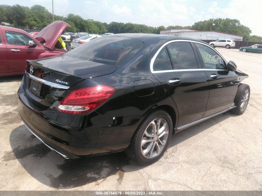 2016 MERCEDES-BENZ C-CLASS C 300 - 55SWF4KB1GU110130
