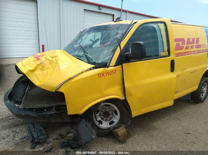 2019 CHEVROLET EXPRESS CARGO VAN - 1GCWGAFP0K1238461