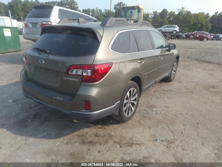 2016 SUBARU OUTBACK 2.5I LIMITED - 4S4BSBNC0G3353280
