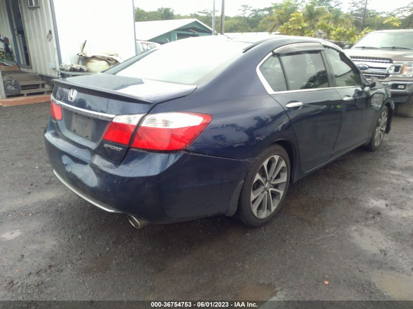 2015 HONDA ACCORD SEDAN SPORT - 1HGCR2F51FA122291