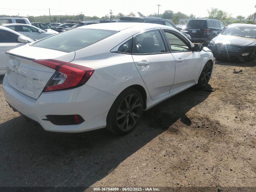 2019 HONDA CIVIC SEDAN SPORT - 2HGFC2F81KH573192