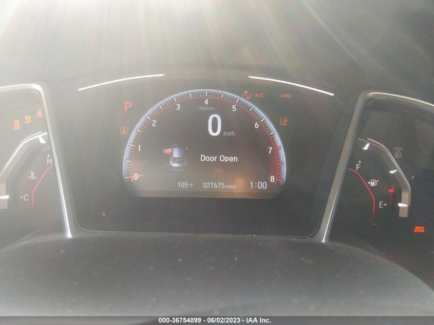 2019 HONDA CIVIC SEDAN SPORT - 2HGFC2F81KH573192