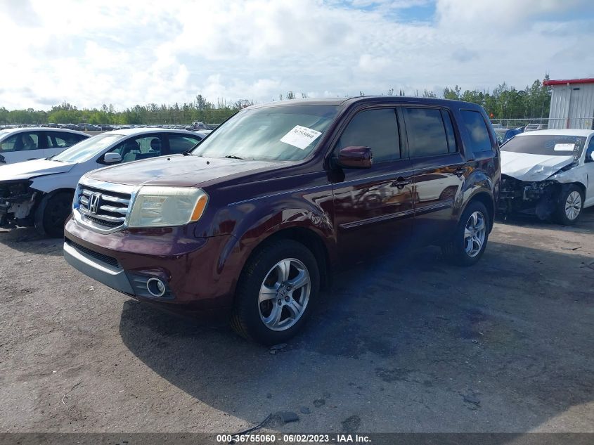 2013 HONDA PILOT EX-L - 5FNYF3H55DB027981