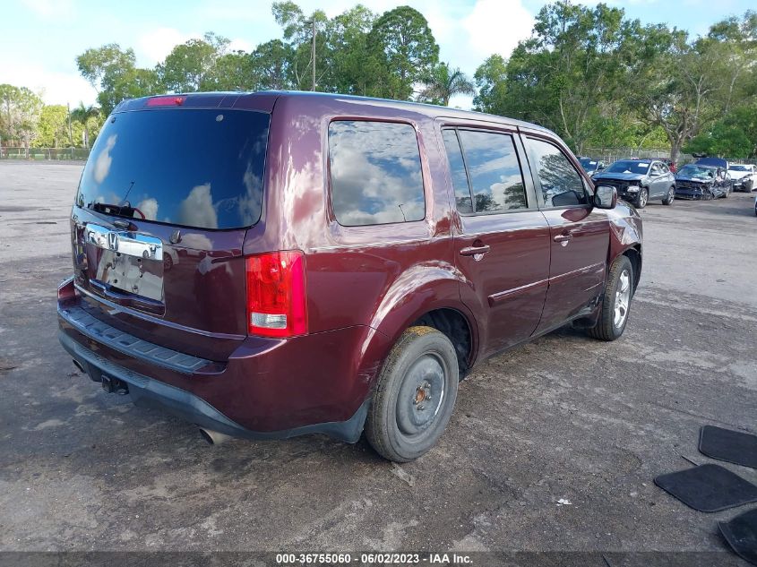 2013 HONDA PILOT EX-L - 5FNYF3H55DB027981