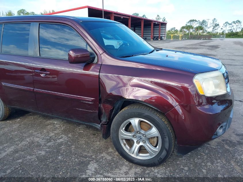 2013 HONDA PILOT EX-L - 5FNYF3H55DB027981