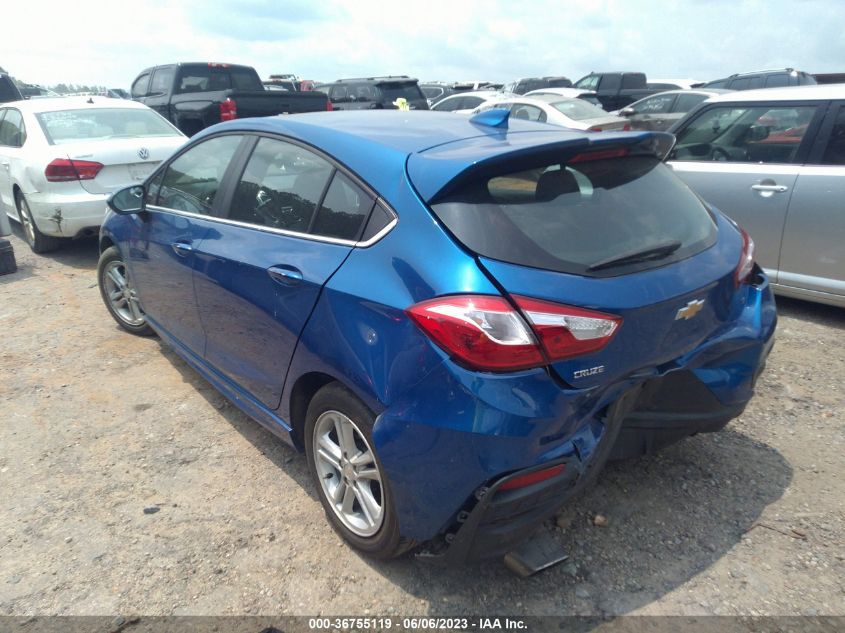 2017 CHEVROLET CRUZE LT - 3G1BE6SM3HS550268