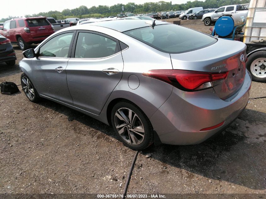 2016 HYUNDAI ELANTRA LIMITED - 5NPDH4AE2GH762948