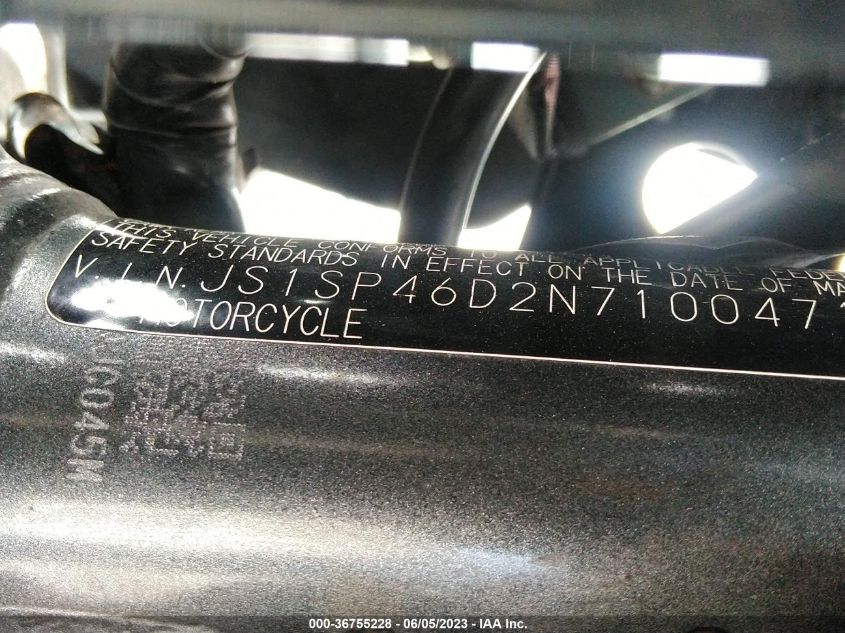 2022 SUZUKI DR650 SE - JS1SP46D2N7100471