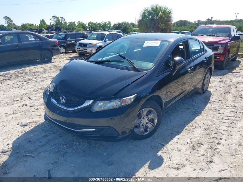 2014 HONDA CIVIC SEDAN LX - 2HGFB2F52EH549254