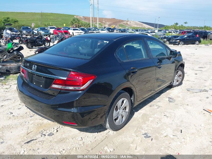 2014 HONDA CIVIC SEDAN LX - 2HGFB2F52EH549254