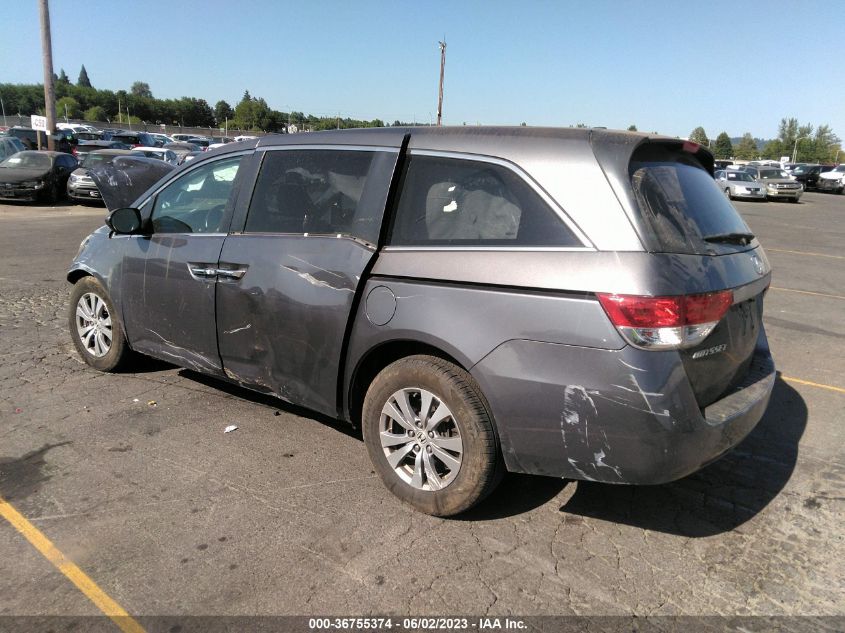 2017 HONDA ODYSSEY EX-L - 5FNRL5H63HB026965