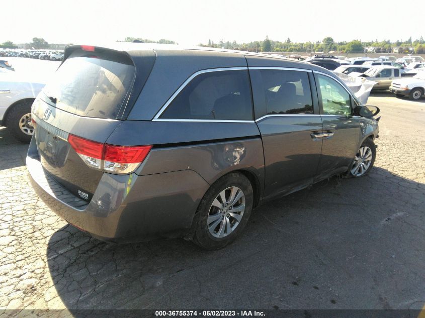 2017 HONDA ODYSSEY EX-L - 5FNRL5H63HB026965