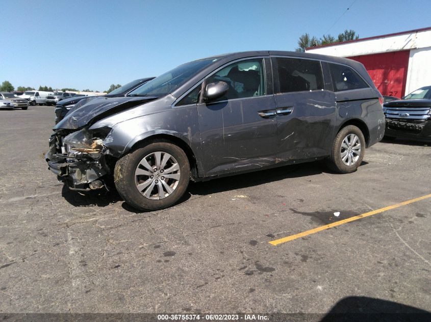 2017 HONDA ODYSSEY EX-L - 5FNRL5H63HB026965