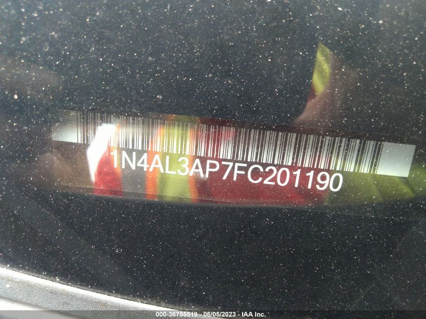 2015 NISSAN ALTIMA 2.5 SV - 1N4AL3AP7FC201190
