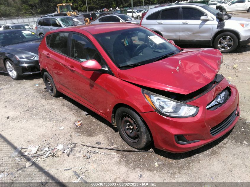 2013 HYUNDAI ACCENT GS - KMHCT5AE7DU090091