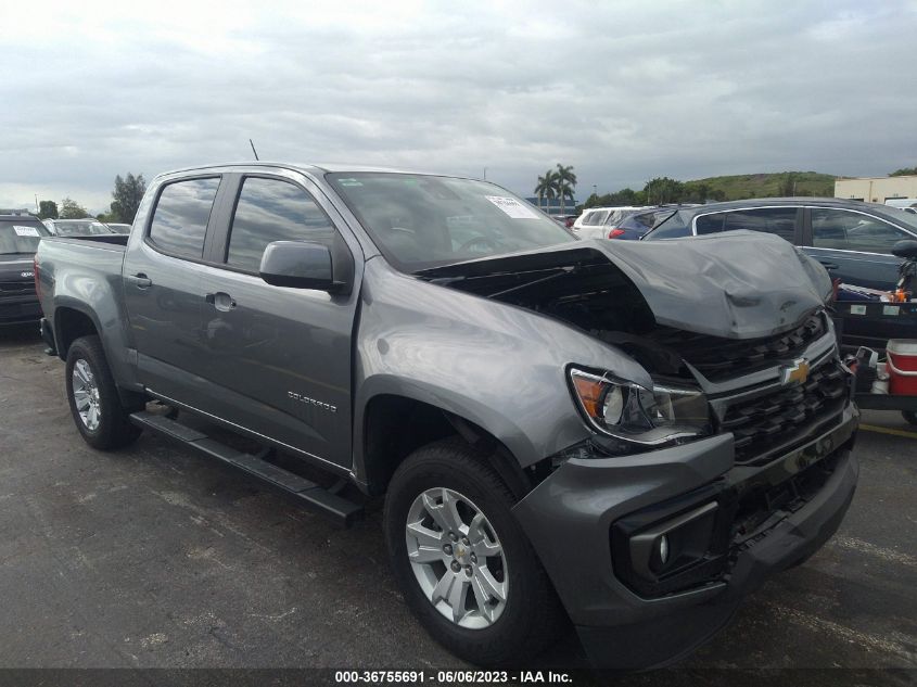 2021 CHEVROLET COLORADO 2WD LT - 1GCGSCEN6M1226719