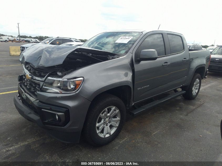 2021 CHEVROLET COLORADO 2WD LT - 1GCGSCEN6M1226719