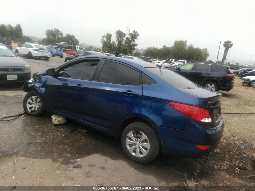 2016 HYUNDAI ACCENT SE - KMHCT4AE5GU063602