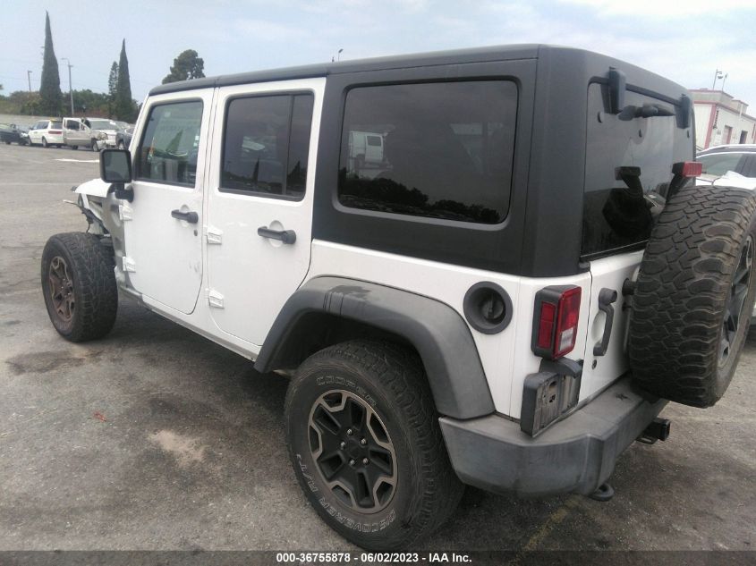 2016 JEEP WRANGLER UNLIMITED SPORT - 1C4BJWDG1GL110595