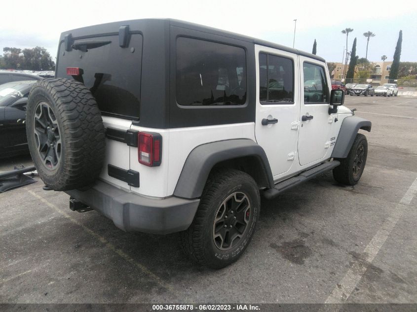 2016 JEEP WRANGLER UNLIMITED SPORT - 1C4BJWDG1GL110595