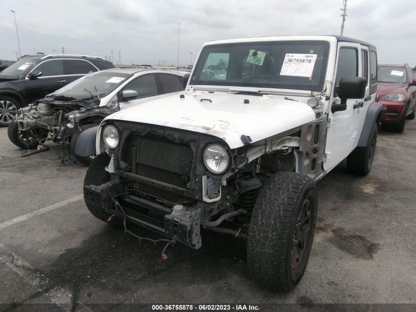 2016 JEEP WRANGLER UNLIMITED SPORT - 1C4BJWDG1GL110595