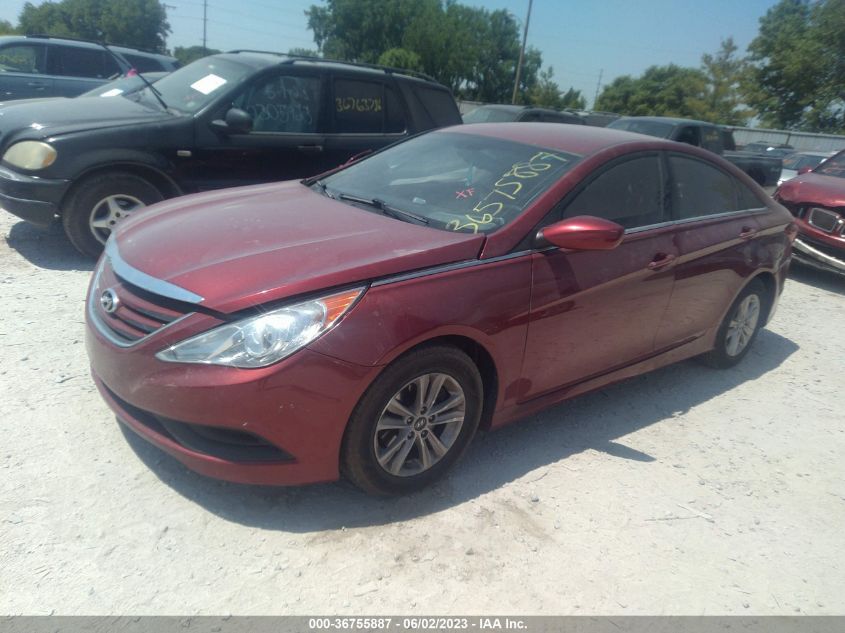 2014 HYUNDAI SONATA GLS - 5NPEB4AC5EH890280