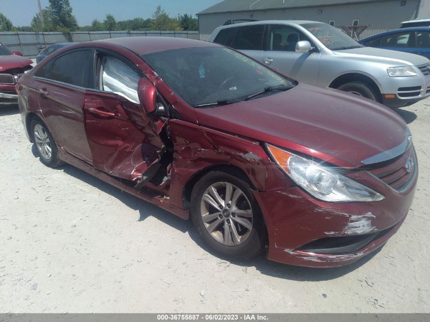 2014 HYUNDAI SONATA GLS - 5NPEB4AC5EH890280