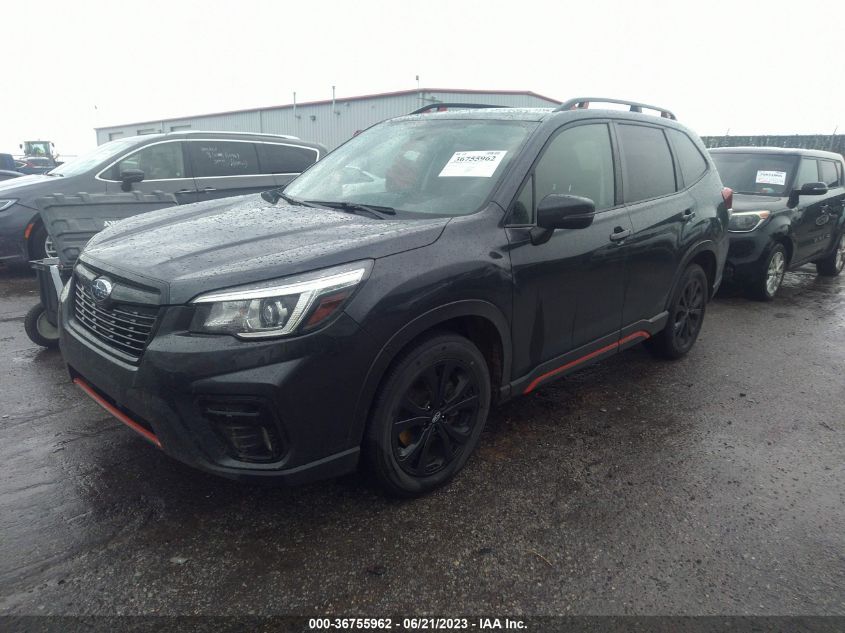 VIN JF2SKAPC0KH578324 2019 SUBARU FORESTER SPORT