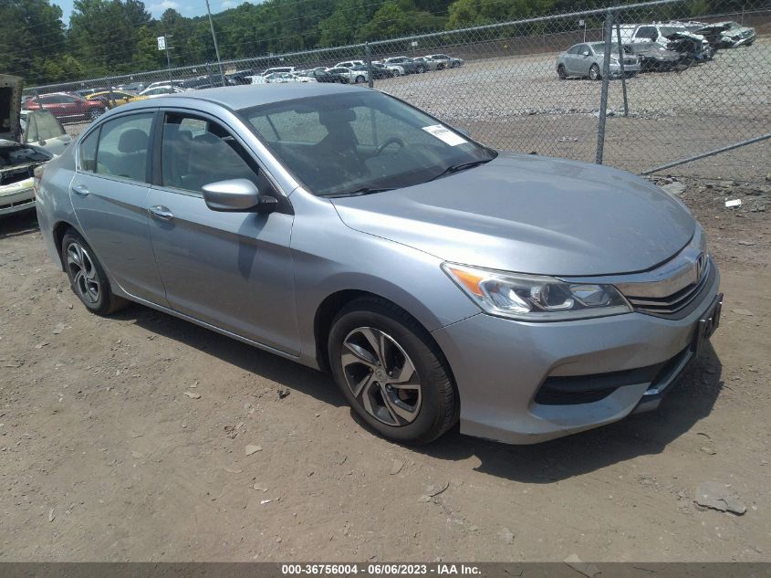 2016 HONDA ACCORD SEDAN LX - 1HGCR2F30GA133038