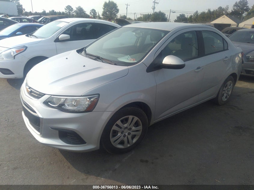 VIN 1G1JB5SH6H4162906 2017 CHEVROLET SONIC LS