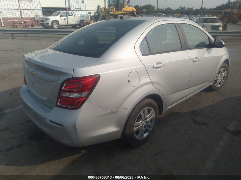VIN 1G1JB5SH6H4162906 2017 CHEVROLET SONIC LS