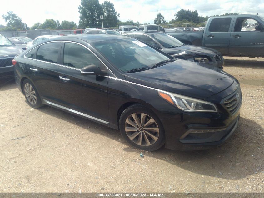 2016 HYUNDAI SONATA 2.4L SPORT - 5NPE34AFXGH266212