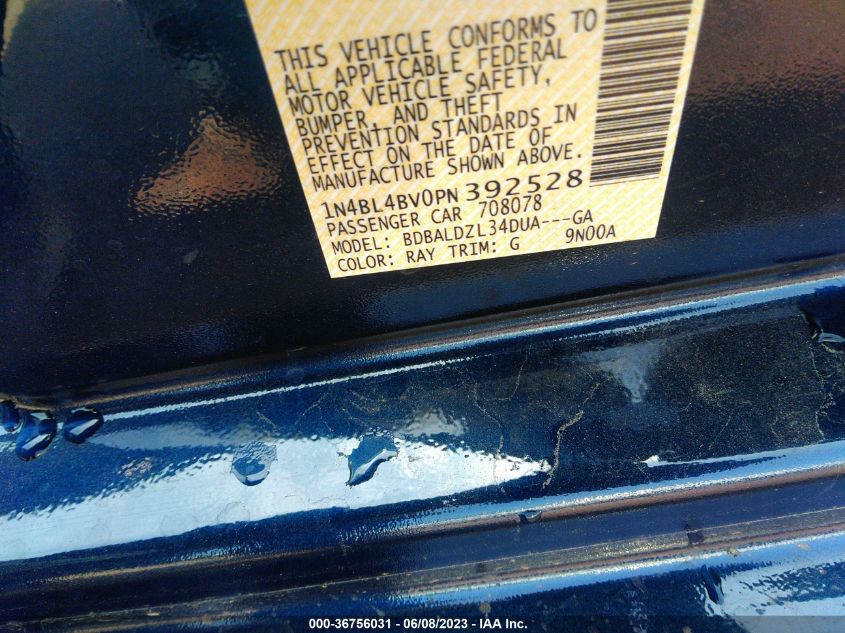 2023 NISSAN ALTIMA 2.5 S - 1N4BL4BV0PN392528