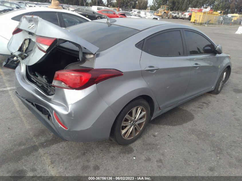 2016 HYUNDAI ELANTRA SE - 5NPDH4AE9GH722690