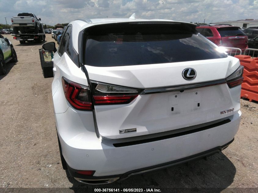 2022 LEXUS RX RX 350 F SPORT HANDLING - 2T2YZMDA7NC351600