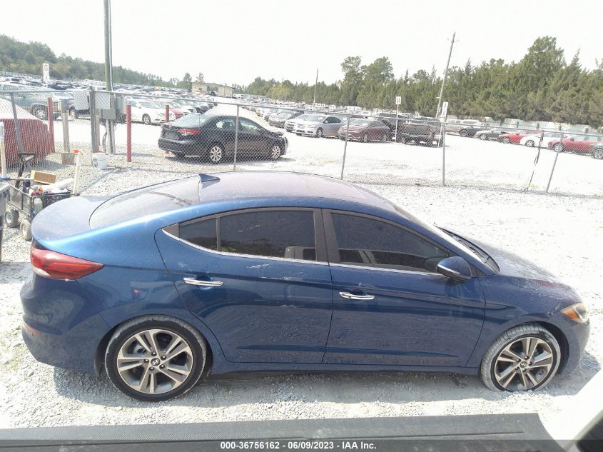 2017 HYUNDAI ELANTRA LIMITED - 5NPD84LF8HH123027