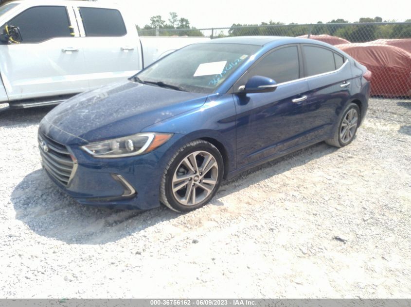 2017 HYUNDAI ELANTRA LIMITED - 5NPD84LF8HH123027