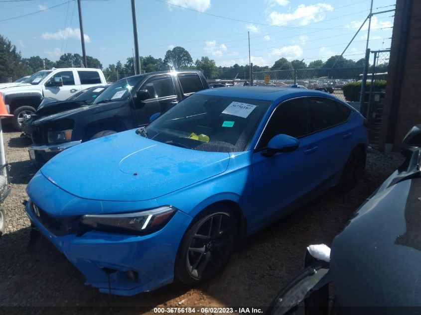 2022 HONDA CIVIC HATCHBACK SPORT TOURING - 19XFL1H85NE016226