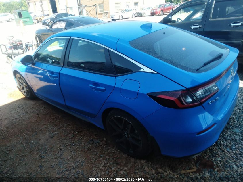 2022 HONDA CIVIC HATCHBACK SPORT TOURING - 19XFL1H85NE016226