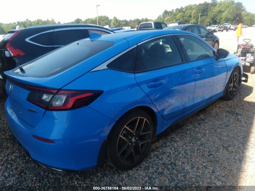 2022 HONDA CIVIC HATCHBACK SPORT TOURING - 19XFL1H85NE016226