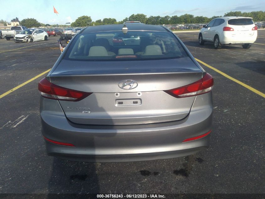 2017 HYUNDAI ELANTRA SE KMHD74LF9HU073288